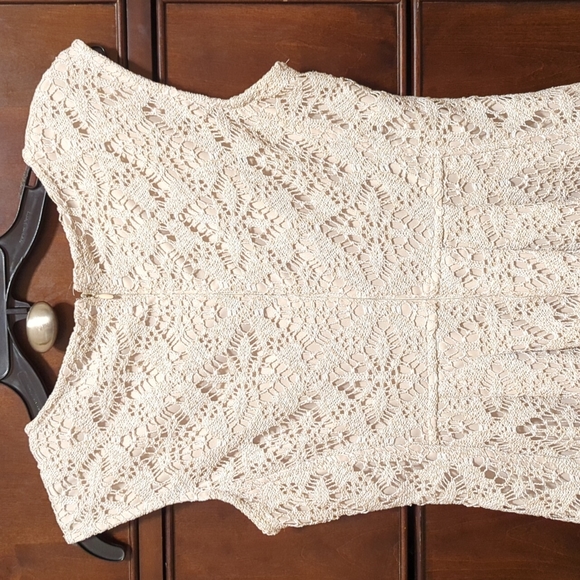 London Times Ivory Lace Dress - Picture 9 of 10